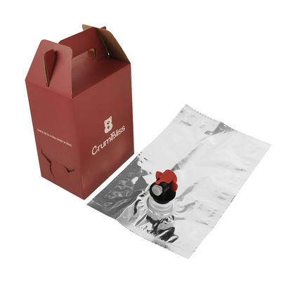 1L-10L Асептические напитки Биб наполнитель каппер мешок в коробке Тепловой герметик Алюминиевый винный и соковый мешок с Vitop краном для минеральной воды