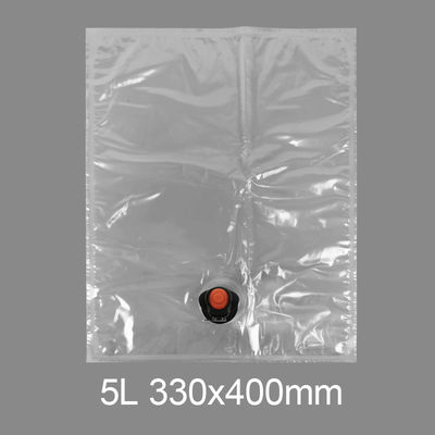 Заказ прозрачный BiB 5l пластиковый рюкзак для крана питьевая вода вино сок пакет в коробке диспенсер с бабочкой клапан Vitop
