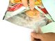 Уплотнение молнии стоит вверх упаковка еды пластмассы закуски сумки алюминиевой фольги случайная