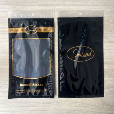 Ziplock Design Custom Cigar Bags Custom Printed Durable Re-sealable Packaging Bags Идеально подходит для розничных и складских решений
