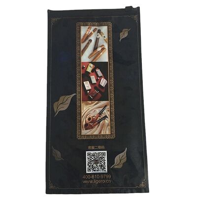 Пластиковые пакеты на молнии для увлажнения сигар, толщина 0,09 мм, прочное уплотнение для длительной свежести