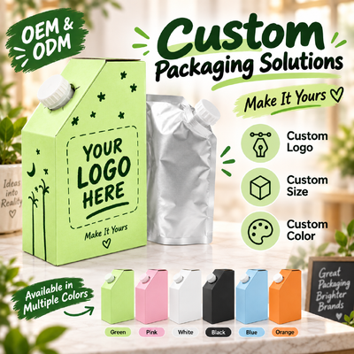 Bag In Box with Handle ISO Certified Packaging Ensuring Leak Proof and Convenient Liquid Storage