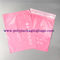 Полиэтиленовые пакеты розовой непрозрачной собственной личности 0.14mm слипчивые для грузя почтовой отправки