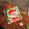 Сумки закуски печениь Само-прилипателя снеговика лосей Санта Клауса рождества упаковывая