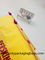 Сумки Дравстринг желтой водоустойчивой сетки нейлона выдвиженческие/персонализировали сумки Дравстринг