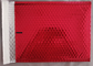 Красный сияющий логотип сумки почты пузыря подгонял допуск ±0.2 размера