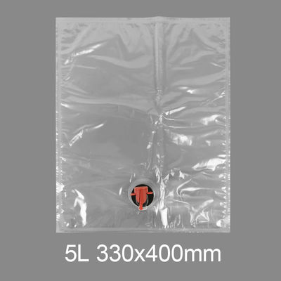 Заказ прозрачный BiB 5l пластиковый рюкзак для крана питьевая вода вино сок пакет в коробке диспенсер с бабочкой клапан Vitop