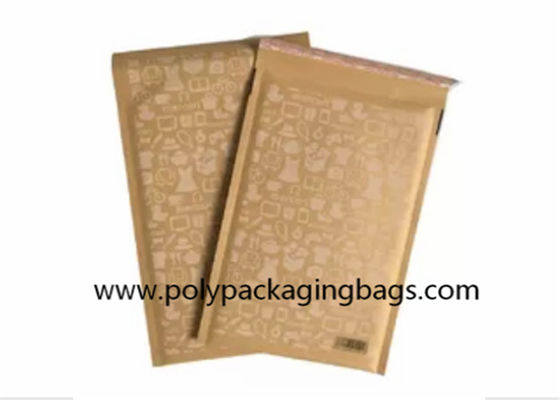 Отправители пузыря Browm Kraft OEM с горячим плавят клей прилипателя